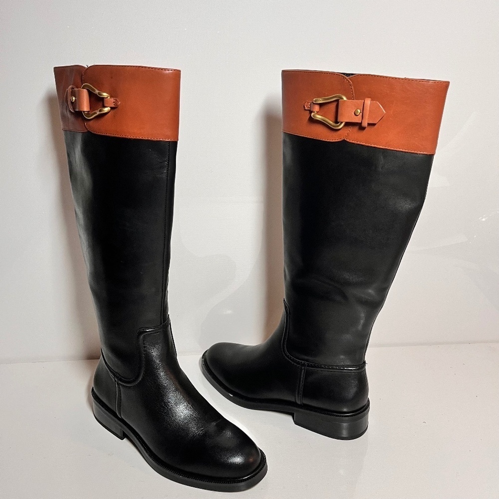 Vince Camuto Andalian Leather Riding Boots